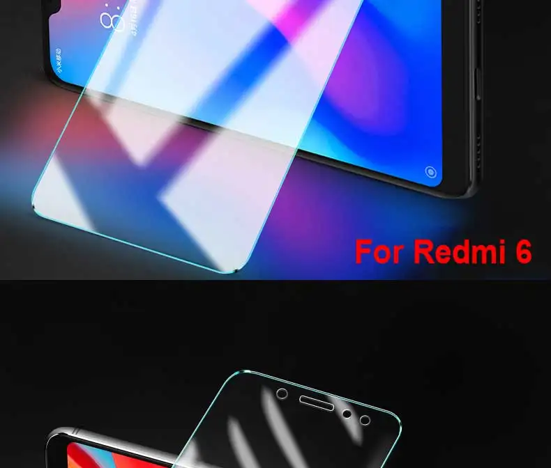 Закаленное стекло для Xiaomi Redmi 6A 5A 7A 4X S2 5 Plus протектор экрана на Redmi Note 5 5A 6 7 Pro ccrystal Защитная стеклянная пленка