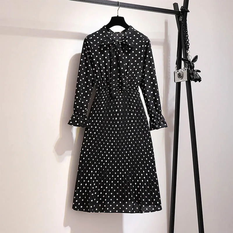Осеннее женское платье большие размеры обхват груди 145 см 5XL 6XL 7XL 8XL 9XL черного