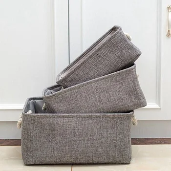 

Foldable Laundry Basket Toy Book Storage basket Dirty Clothes Toys Holder Container Desktop Living Room Bathroom Organizer