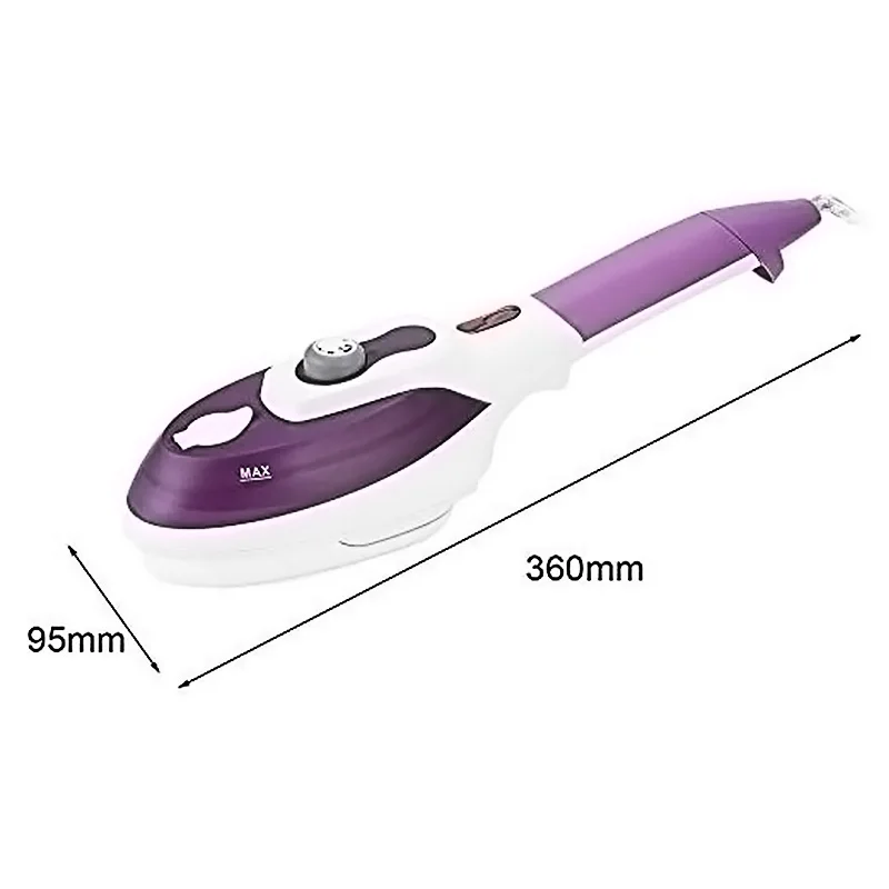 800W Handheld Garment Steamer Iron Portable Powerful Steam Brush Fast Heat Up Removable Water Tank Travel Home Ironing Machine