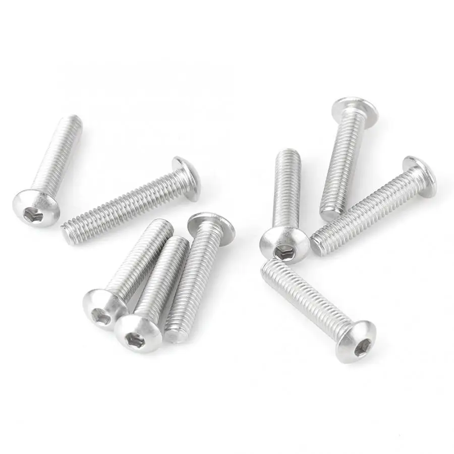 

Nylon Screws Bolt Nu480 pieces screws and nuts, M2 / M3 / M4 SS304 stainless steel hexagon head screws SS304 socket head screws