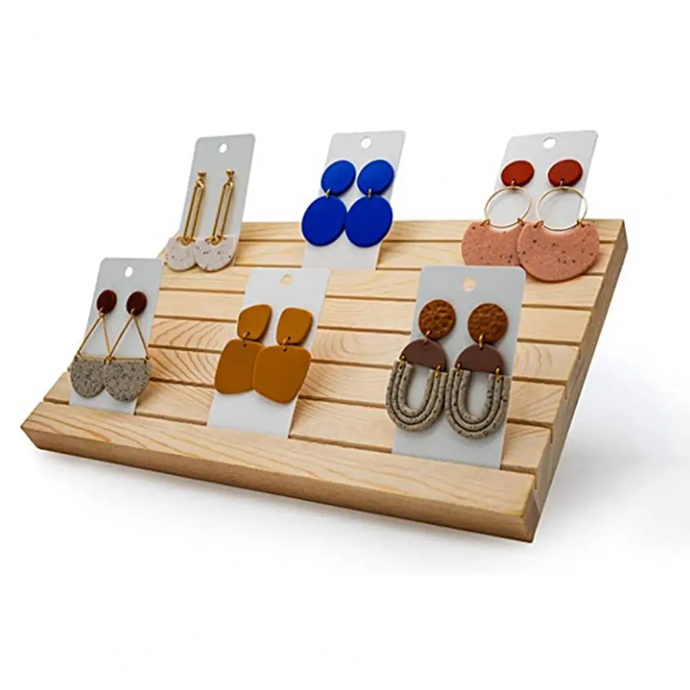 

Прочный Красивый Гладкий Компактный держатель для ювелирных изделий, держатель для ювелирных сережек прямоугольный для коммерческого использования