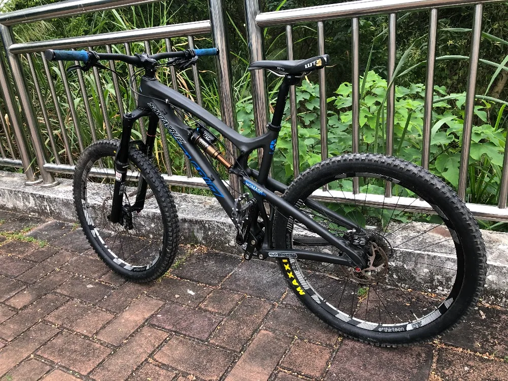 Usato Nomad 26er Full carbon Enduro Bike ALL Mountain Bike MTB taglia  M|Bicycle| - AliExpress