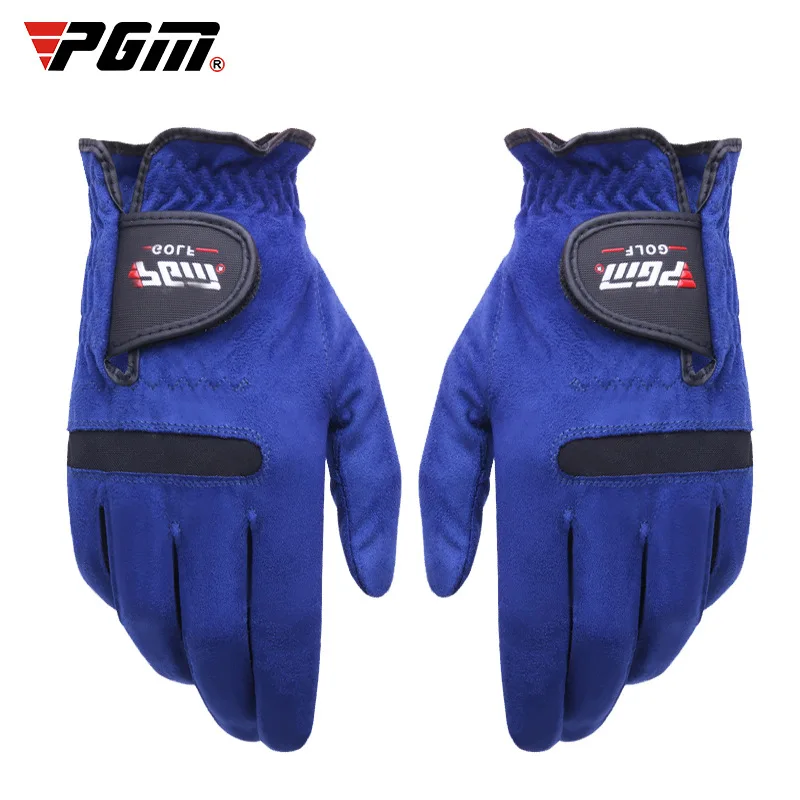 Pgm 1pcs Right/left Hand Golf Gloves Sweat Absorbent Microfiber Cloth Gloves Antislip Gloves