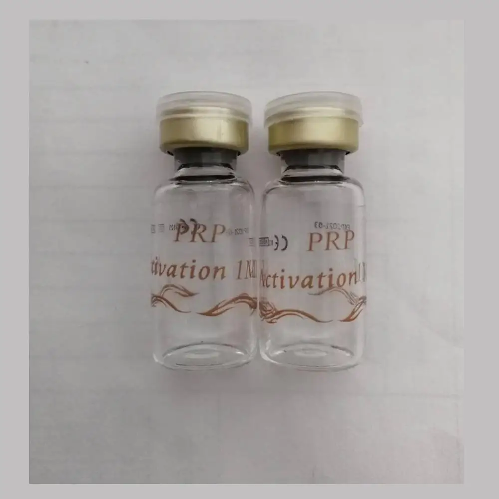 

10 pcs 1ml bottle biotin PRP activator tube solution, prp activation Calcium chloride prp tube biotin