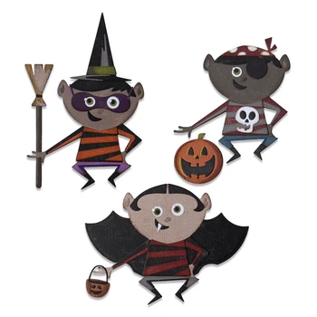 

2020 New Metal Cutting Dies Cuts Scrapbooking For Paper Making Kids Halloween Pumpkin Stencil Embossing Frames Card Craft Sets