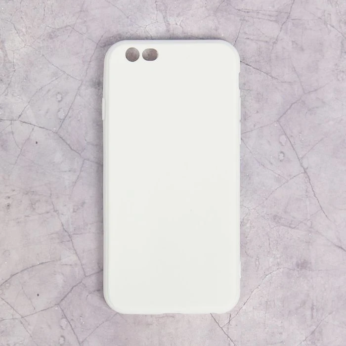 Чехол LuazON для iPhone 6/6S материал TPU белый 2541059| |