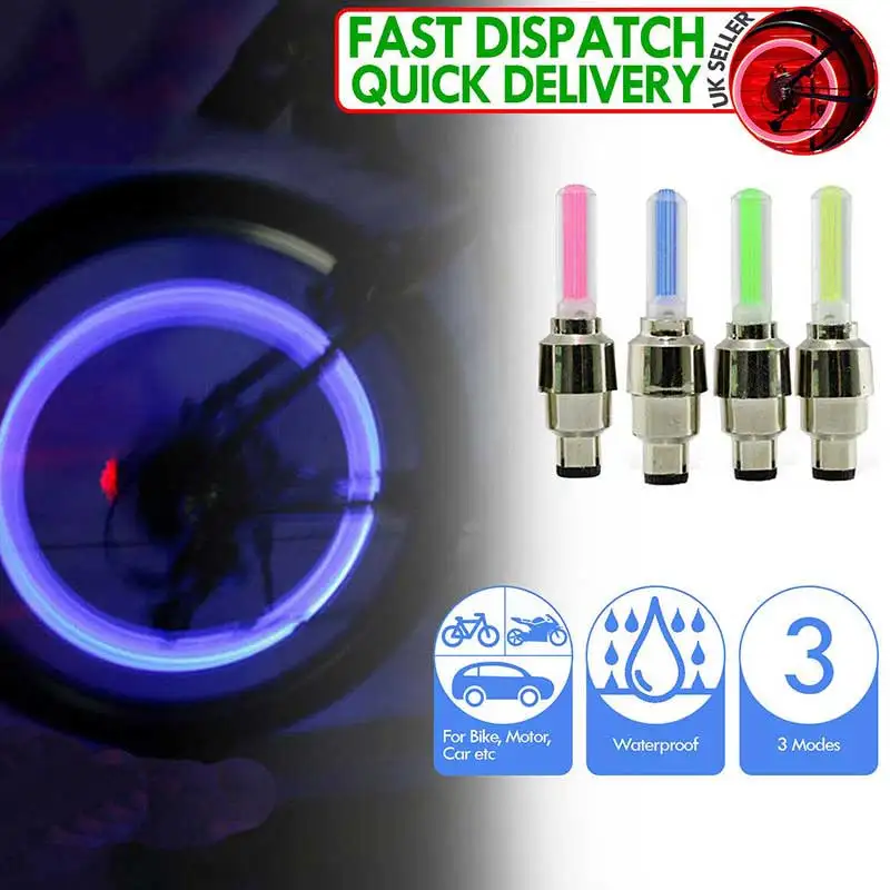 

Bicycle LED Light Tire Valve Cap Outdoor MTB Bicycle Wheel Light LED Neon Lamp Bicycle Accessories