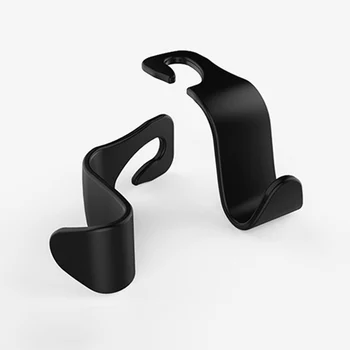 

2Pcs Universal Car SUV Back Seat Headrest Hanger Hooks for Groceries Bags C44