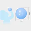 200 Pcs/Bag Inflatable Balls Toys Colorful Pool Balls Eco-Friendly Ocean Wave Balls for Dry Pool Soft Plastic Ball Pit Dia 5.5CM 6