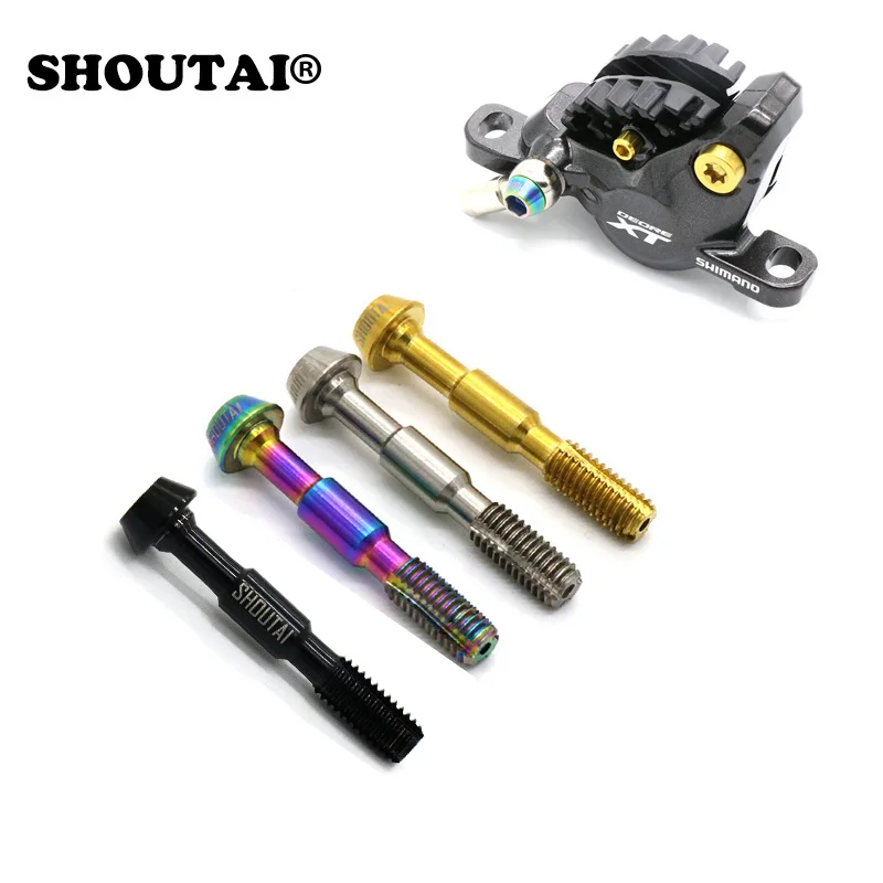 

Bike TC4 Titanium Alloy Oil Brake Fixing Screw For SHIMANO XT M8000/9000/9020 Bicycle Parts