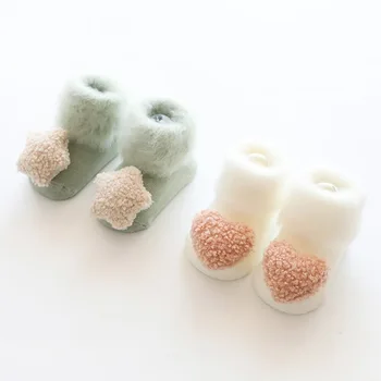 

Star Baby Sock Shoes Kids Baby Girls Boys Anti-Slip Warm Socks Slipper Shoes Cartoon Infant Newborn Boots