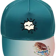 Унисекс Llama бейсболки хлопчатобумажная ткань регулируемые мексиканские элементы уличные шляпы зеленый