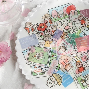 

Kawaii Cute Girl Rabbit Life Memo Pad Word Pocket Book Planner List Agenda Notepad Stationery School Office Supplies sl2306