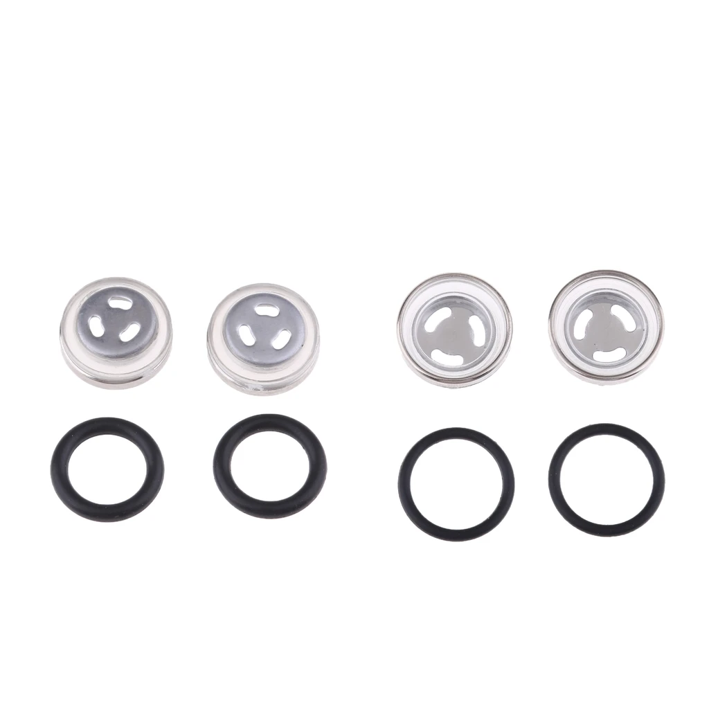 4 x 18+12mm Moto Brake Gasket Master Cylinder Reservoir Sight Mirror Gasket