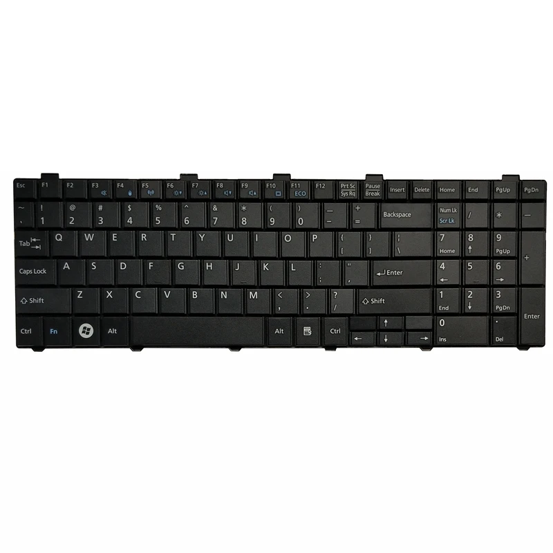 Новая Клавиатура ноутбука США для Fujitsu Lifebook A530 AH530