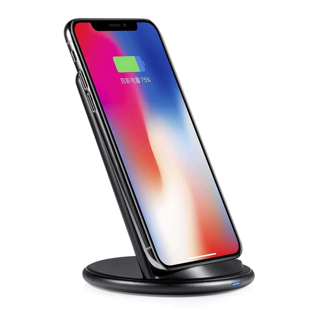Универсальное QI быстрое зарядное устройство для IPhone Xiaomi samsung Android мобильный телефон Беспроводное индукционное зарядное устройство Подставка зарядная станция