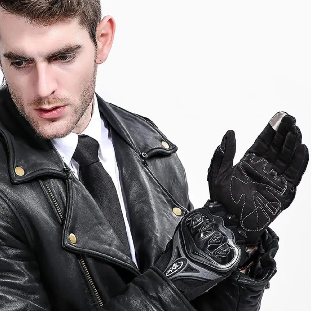 

Yfashion Cycling Gloves Full Fingers Protective Gloves Touch Screen for Motorcycle and Bicycle Riding accessories