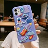 Cute Cartoon 3D Space Astronaut Case For iPhone 11 12 Pro Max Mini XS X XR 7 8 Plus SE 2022 Soft Silicone Dream Moon Phone Cases ► Photo 3/6