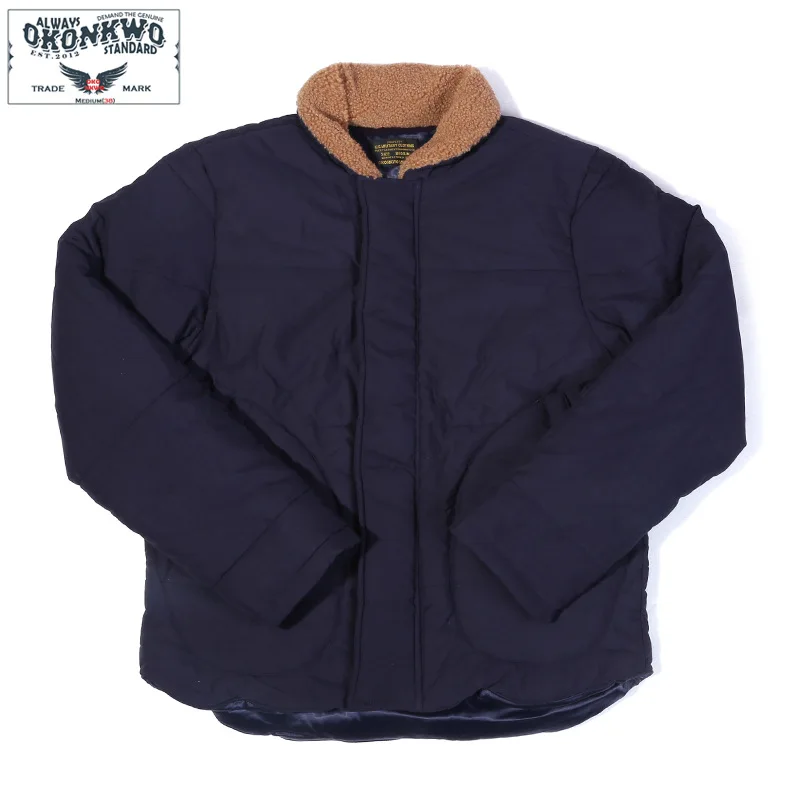 Осенне-зимнее Новое мужское утепленное пальто OKONKWO с хлопковой подкладкой