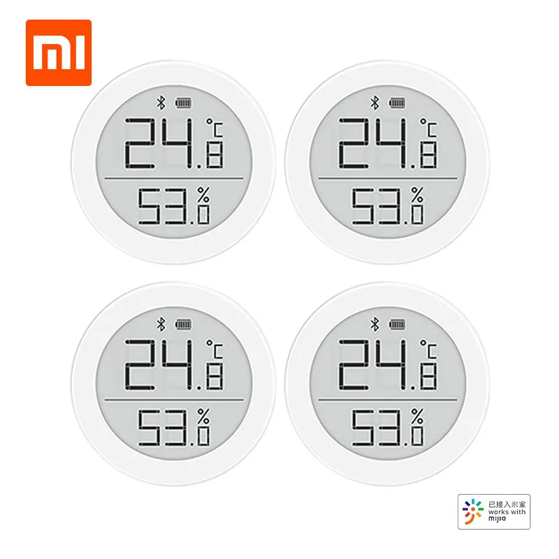 Цифровой bluetooth термометр-гигрометр Xiaomi QingPing электронный 0-50 с сенсорным экраном