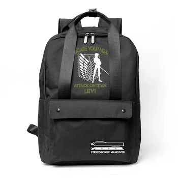 

Attack on Titan Cosplay Backapck Student School Shoulder Bag Teentager Laptop Travel Rucksack Gift