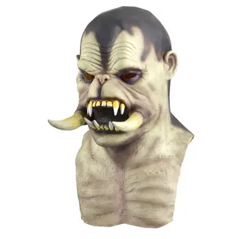 

Halloween Horrific Mask Breathable Natural Latex Adult Ghost Party Props Costume