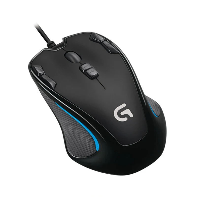 Проводная игровая мышь logitech G300S для ноутбука, ПК, геймера, 2500 dpi, 9 перезаряжаемых программируемых кнопок, поддержка официального использования