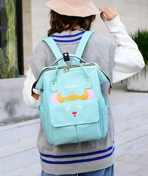 

2020Fashion Diaper Bag Multi-functional MOTHER'S Bag Backpack Nursing Large-Volume Backpack WOMEN'S Bag backpack women