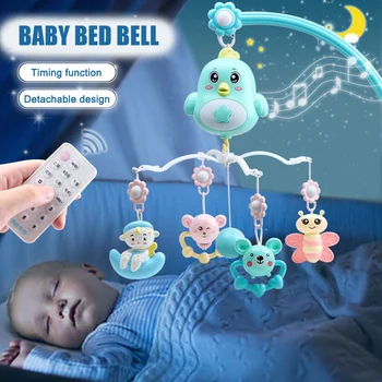 

Appease Bed Bell Music Rotating Teether Projection Remote Control Bed Pendant Bell for Baby BM88