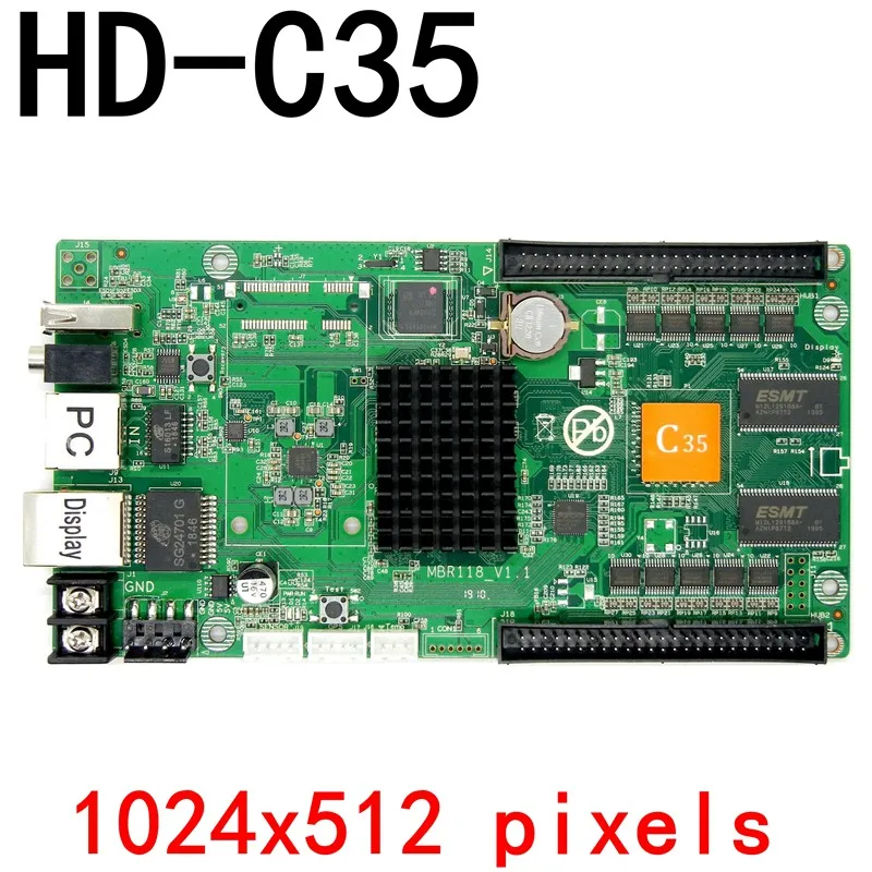 HD C35C C35 USB + Ethernet асинхронный Управление Полный Цвет видео светодиодный Экран