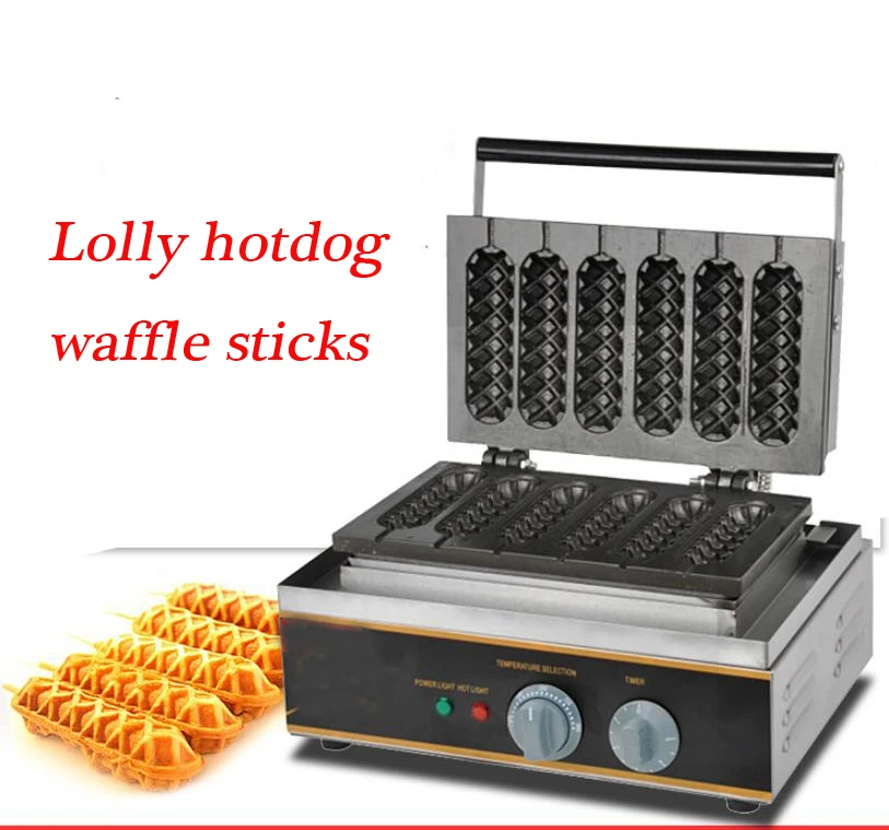 ワッフルメ ホット販売商用電気スナックマシンスティックハニカム形状ワッフルメーカーマシン ワット