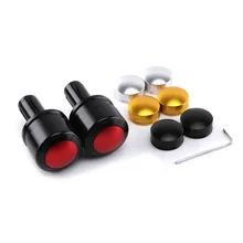 Изменить мотоцикл переменный Цвет аксессуары Руль концы для Yamaha Xmax Золото Серебро Красный Черный аксессуары для мотоциклов