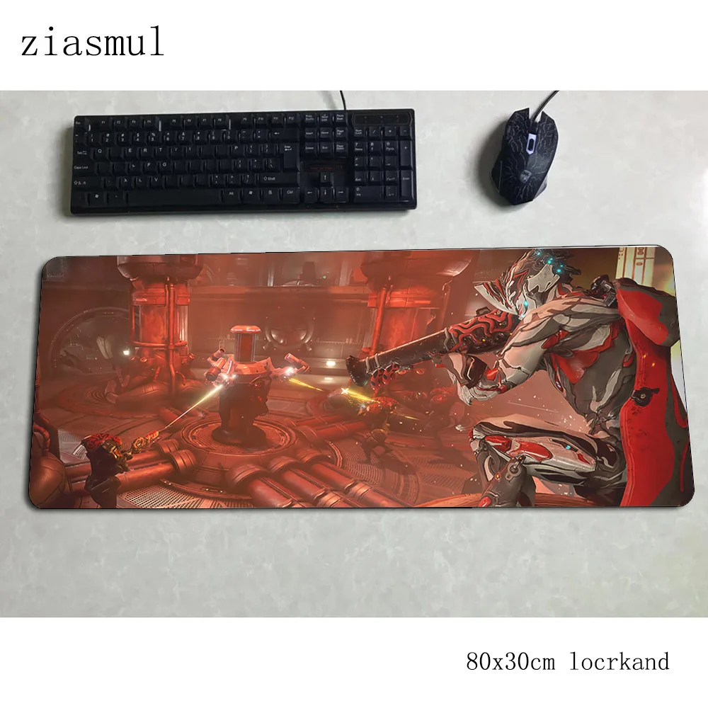 Warframe padmouse 80x30 см игровой коврик для мыши игровой популярный большой коврик для мыши геймерский компьютерный стол большой коврик notbook mousemat pc