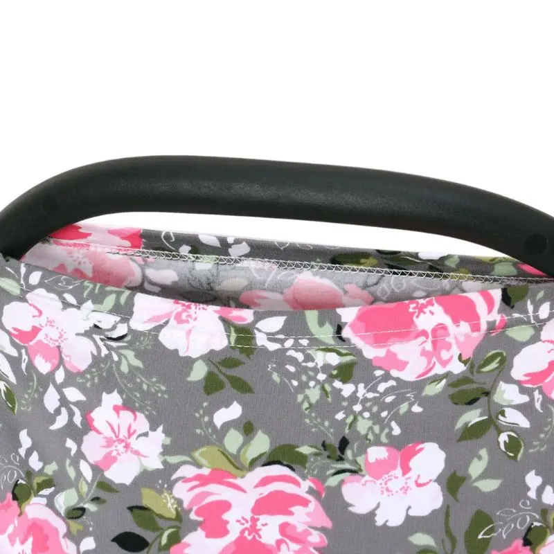 Хлопковое детское полотенце для кормления грудью многофункциональная подушка безопасности торговый настил на коляску цветочный узор