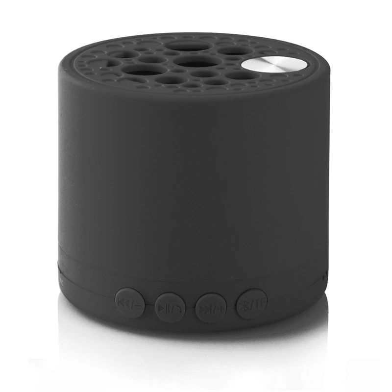 Полностью мини Bluetooth 4,1 беспроводной динамик пылезащитный наружный портативный динамик черный металл
