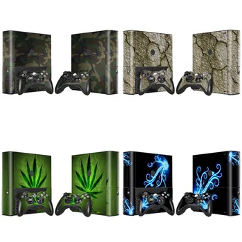 

Vinyl Skin Sticker Protector for Xbox 360 E for Microsoft Xbox 360E Style with 2pcs Controllers skins Stickers