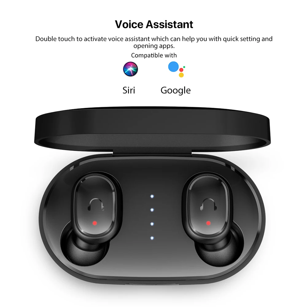 UMIDIGI Upods TWS беспроводные Bluetooth наушники V5.0 гарнитура с микрофоном Спортивное снижение Noice с зарядным устройством для Android IOS MI