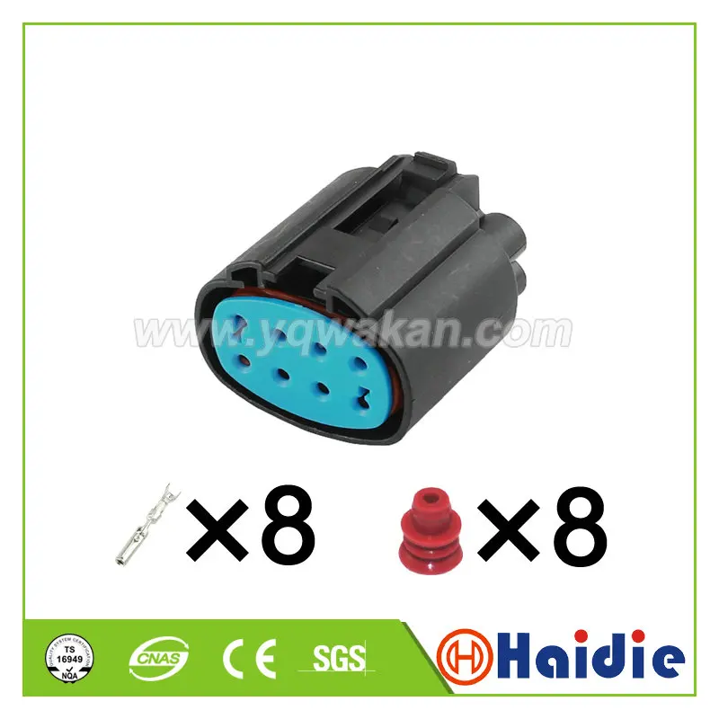 Free shipping 2sets 8pin female electric plug auto waterproof wiring cable connector 4-1437710-6 | Обустройство дома