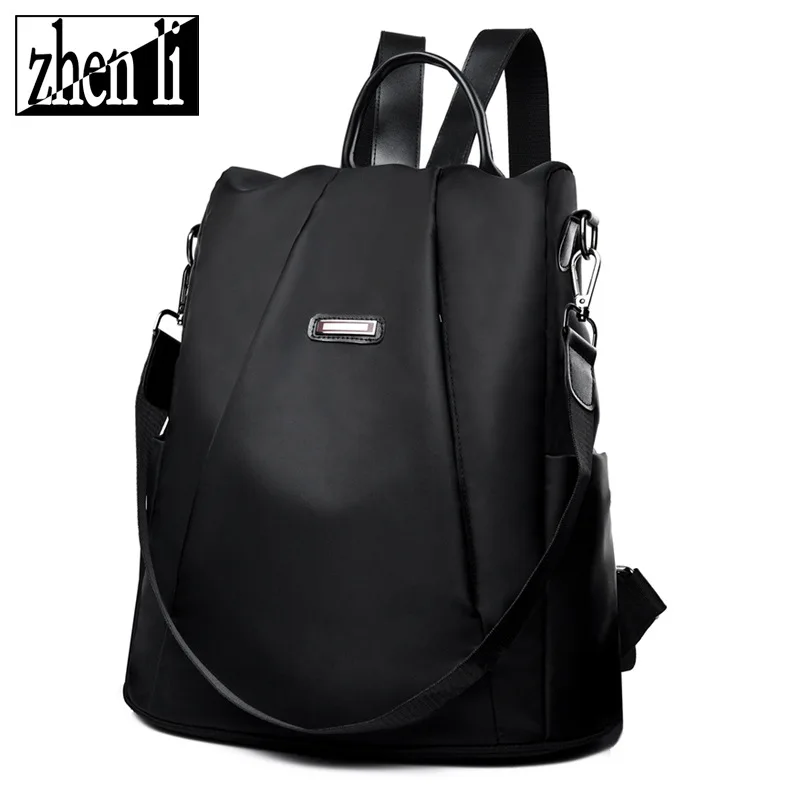 

Women Casual Women Backpack PU Leather School Backpack For Teenager Girls Travel Backpack Vintage Solid Shoulder Bags