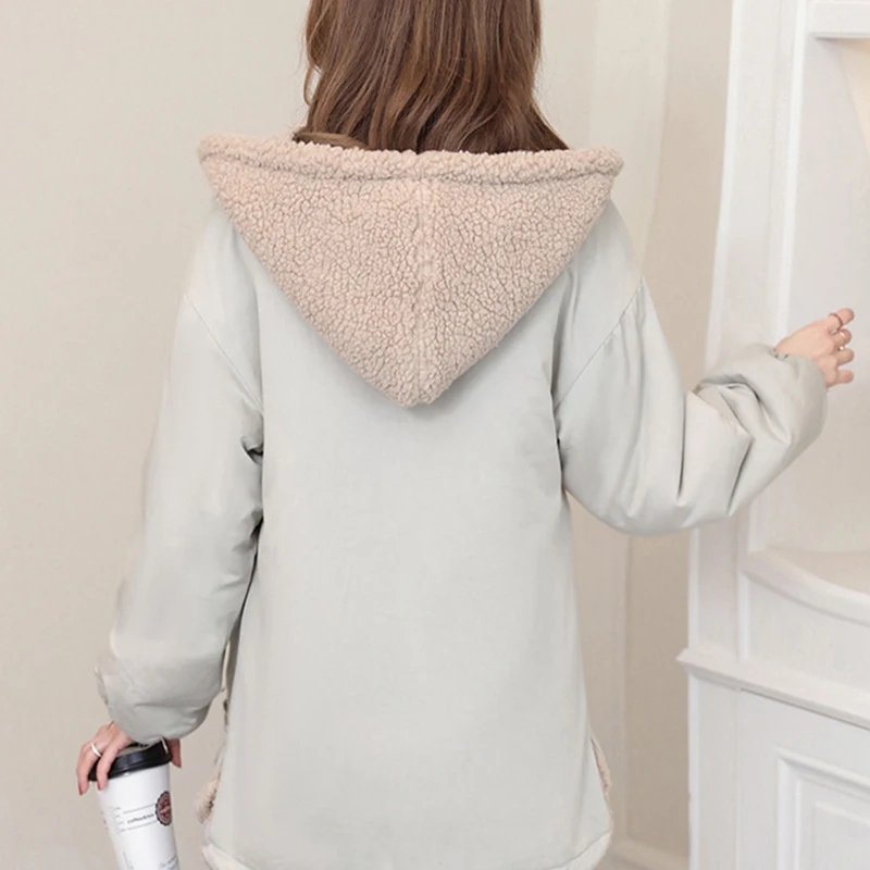 Winter Maternity Hoody Outerwear Coat for Pregnant Women Carry Baby Pregnancy Clothing Baby Carrier Kangaroo Hoodie M-2XL
