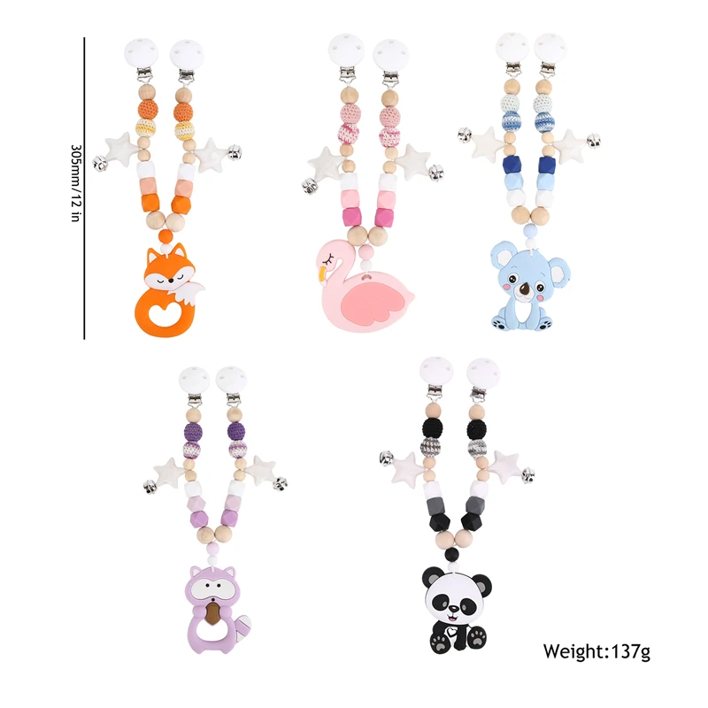 Baby-Teethers-Silicone-Animals-Rodent-Beech-Wooden-Rattles-Crochet-Beads-Teething-Baby-Toys-Pendant-Pacifier-Clip(1)