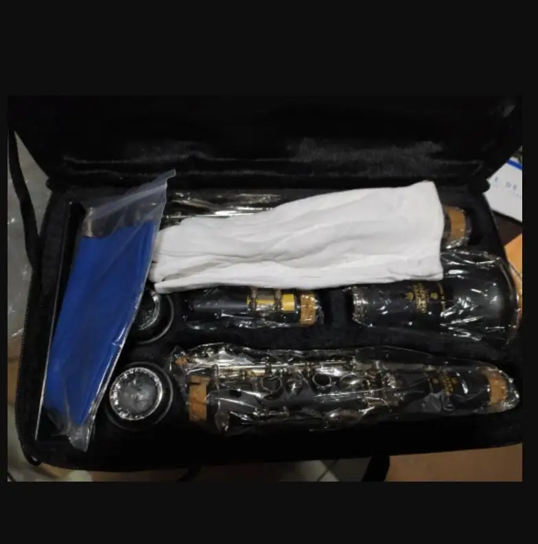 Buffet Clarinete Crampon R13 Bb ABS material 17 Keys B flat Nickel Key Silver Plated Clarinet