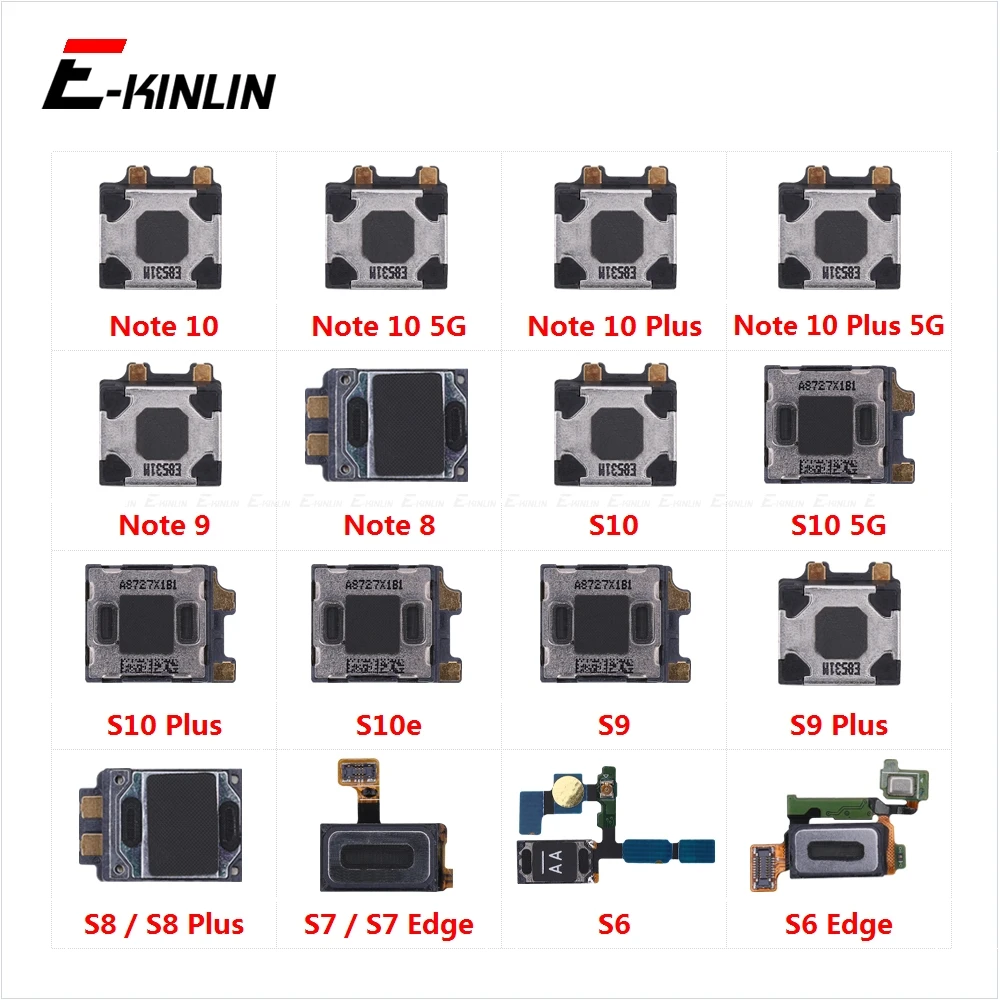 Передний верхний наушник, наушники, динамик, звуковой приемник для samsung Galaxy S10 5G S10e S6 S7 Edge S8 Note 10 9 8 S9 Plus
