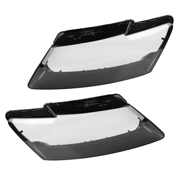 

2Pcs Car Transparent Headlight Lens Cover Replacement Head Lamp Cover For-Audi Q5 2008-2012