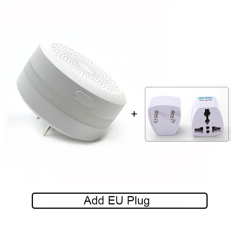 Xiao mi Aqara концентратор шлюз новая версия homekit mi jia mi Home приложение управление работа с датчиком человеческого тела беспроводной переключатель Android iOS - Цвет: Add EU Plug