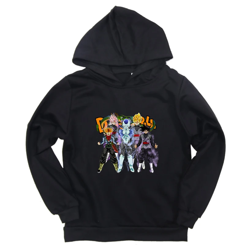 Hoodies 15 New dragon ball Boys Girls Hoodies Black Gray Red Sweatshirt Toddler Baby Hooded Casual Streetwear Children Autumn Clothing - Цвет: Hoodies 15
