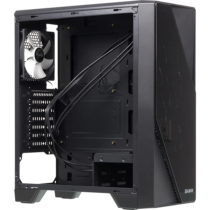 Корпус Zalman S1 черный без БП ATX 2x120mm 2xUSB2.0 1xUSB3.0 audio bott PSU