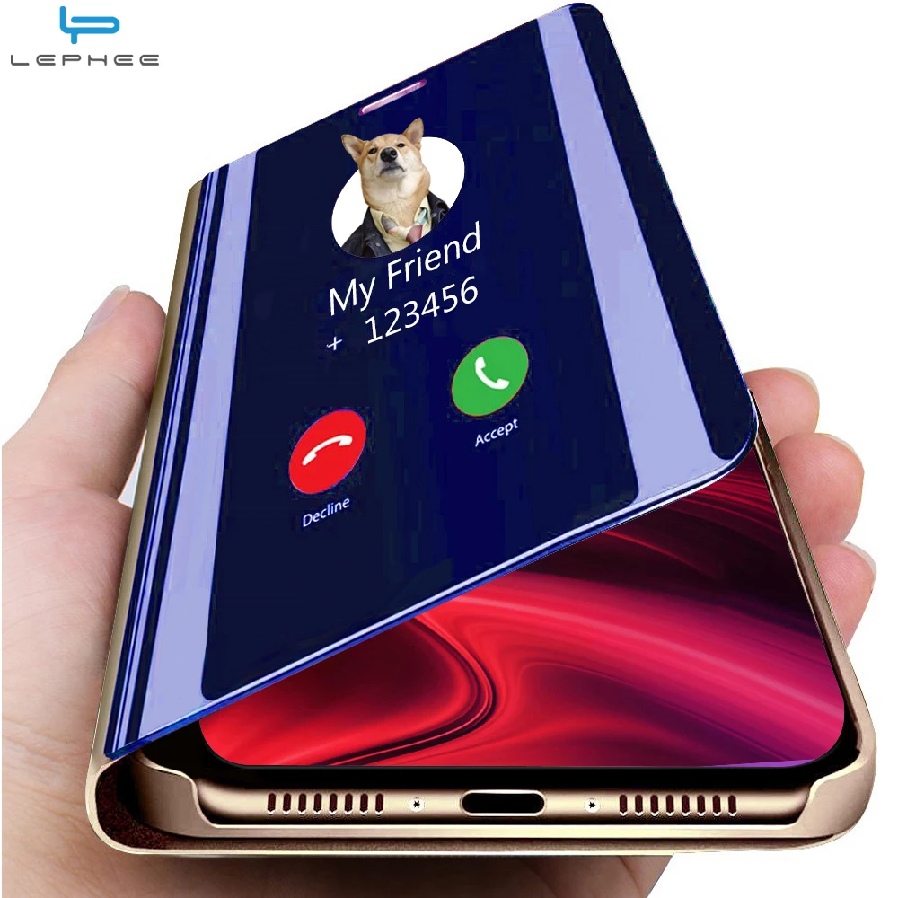 Умный зеркальный чехол для телефона Samsung Galaxy J3 J5 J7 2017 j4 Plus 2016 j530 j730 кожаный