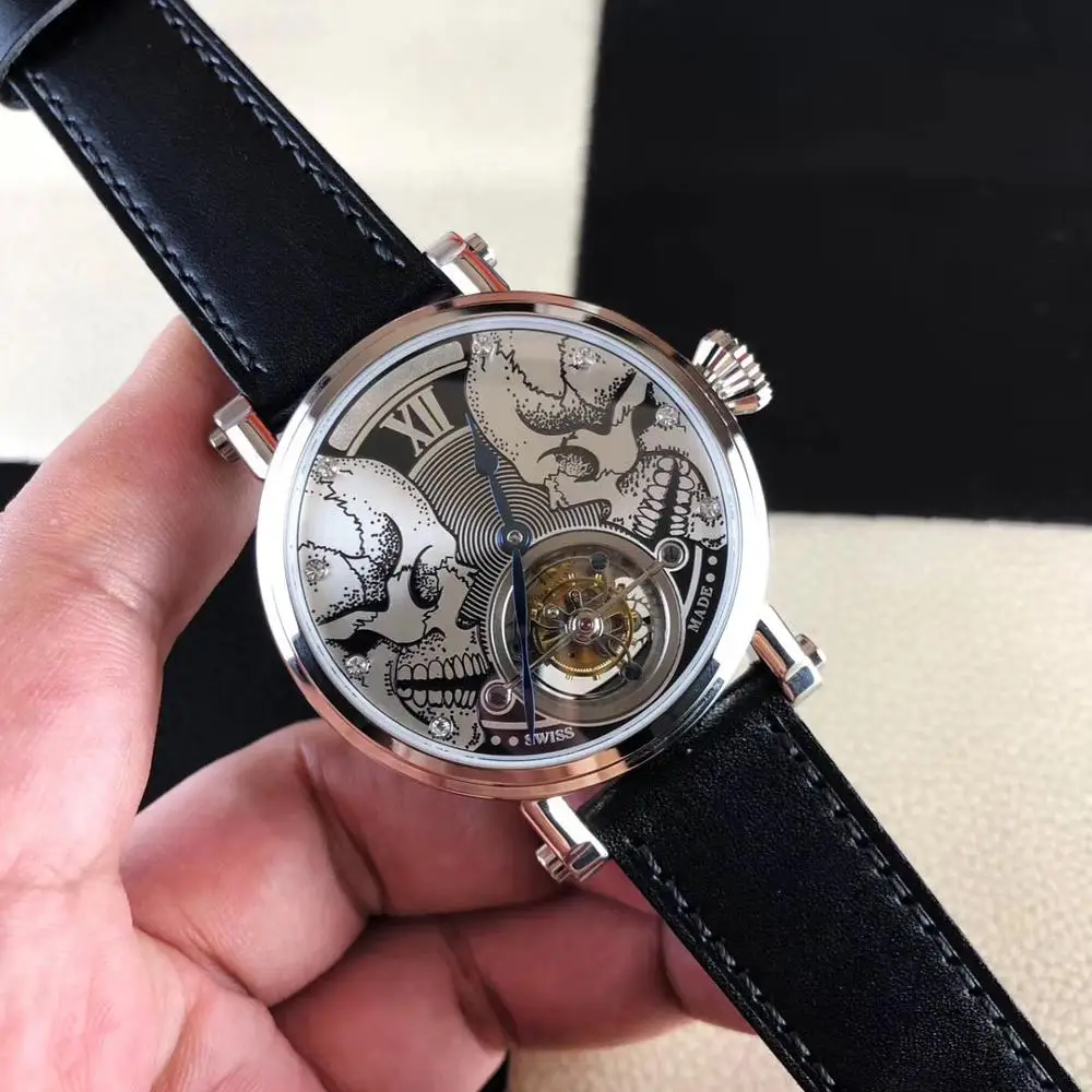 A09255 мужские часы Топ бренд подиум роскошный европейский дизайн автоматические механические часы